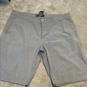 Travis Mathew gray golf shorts